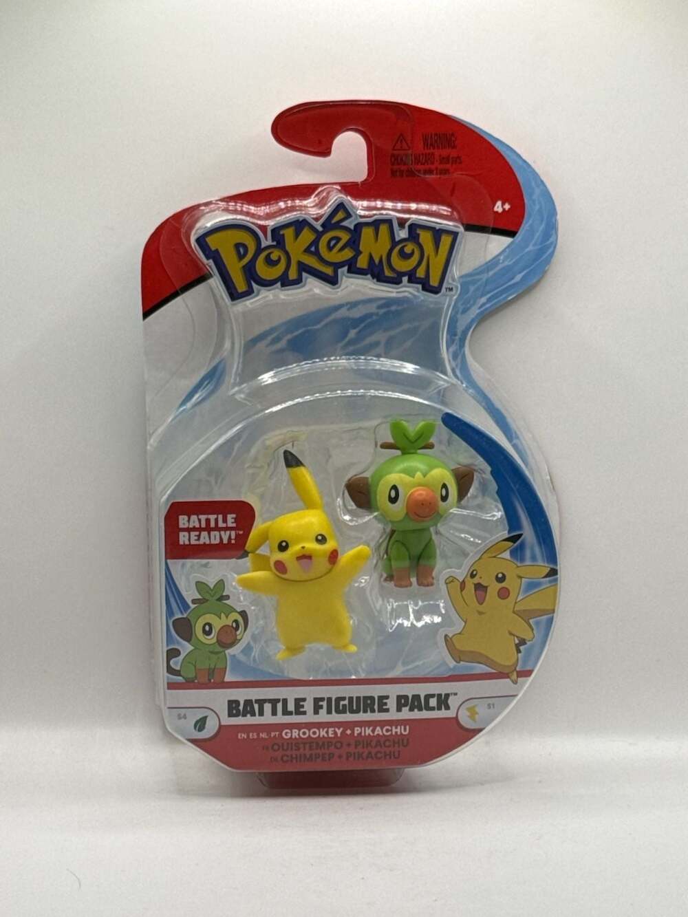 Pokemon Grookey & Pikachu Battle Figure Pack